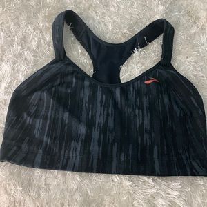 Brooks Gray Sports Bra